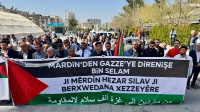 Mardin ve Siirt’te İsrail’in Gazze’ye saldırıları protesto edildi. Düzenlenen etkinliklerde