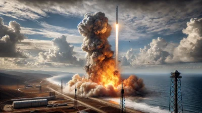 Almanya merkezli Isar Aerospace’in geliştirdiği Spectrum roketi, Norveç'in Andoya Uzay