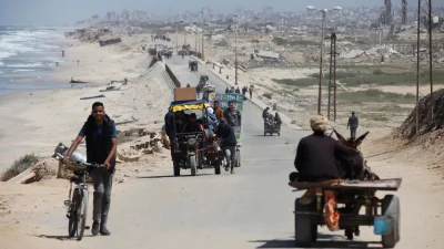 İsrail'in tahliye uyarılarıyla birlikte Gazze halkı, can güvenliği için güney