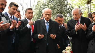 MHP Genel Başkanı Devlet Bahçeli, Alparslan Türkeş’in 28. ölüm yıl