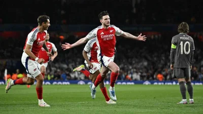 Şampiyonlar Ligi’nde Dev Sürpriz: Arsenal ve Inter’den Kritik Galibiyet Şampiyonlar Ligi çeyrek final ilk maçlarında Arsenal, Real Madrid’i 3-0
