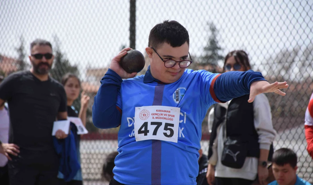Karaman’da düzenlenen Özel Sporcular Türkiye Atletizm Birinciliği’ne 40 ilden 350