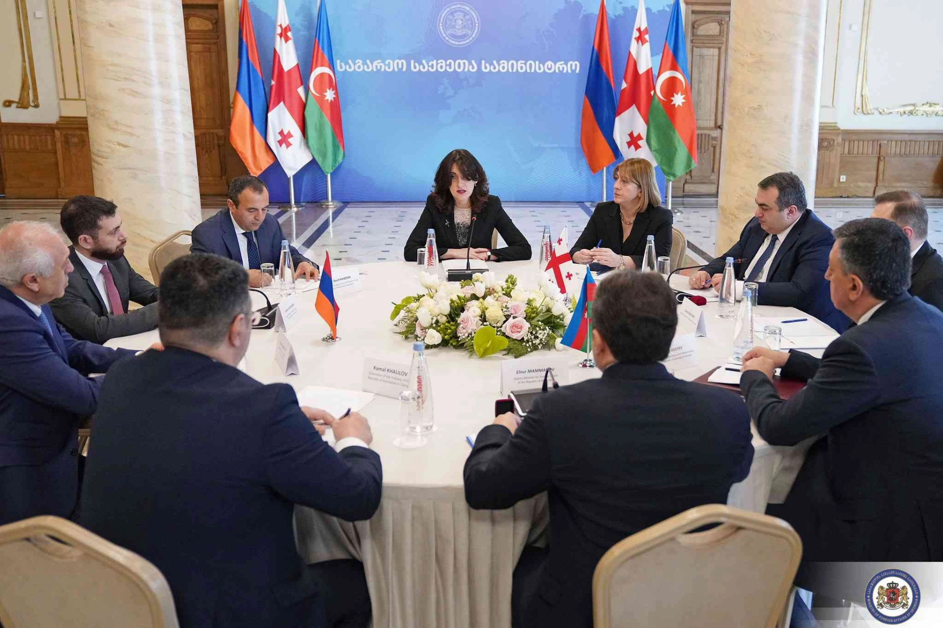 Tiflis’te düzenlenen üçlü toplantıda, Güney Kafkasya’nın stratejik önemi ve ortak