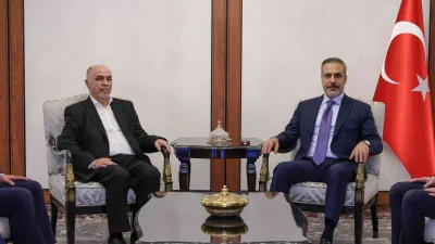 Bakan Hakan Fidan, Hamas Şura Meclisi Başkanı Muhammed Derviş ve