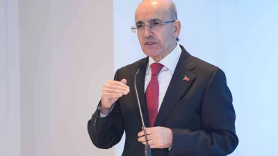 Hazine ve Maliye Bakanı Mehmet Şimşek, ABD'deki temaslarında yatırımcı toplantılarından