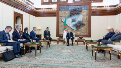 Bakan Hakan Fidan, resmi ziyareti kapsamında Cezayir Cumhurbaşkanı Tebbun ve