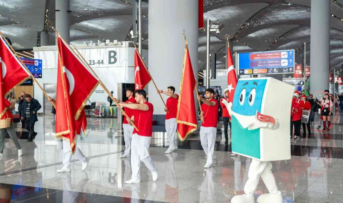 23 Nisan Ulusal Egemenlik ve Çocuk Bayramı, İstanbul Havalimanı’nda düzenlenen