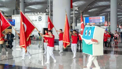 23 Nisan Ulusal Egemenlik ve Çocuk Bayramı, İstanbul Havalimanı’nda düzenlenen