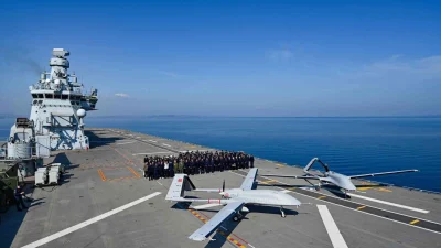 Bayraktar TB3’ün 4. prototipi, TCG Anadolu’ya iniş yaparak test sürecine