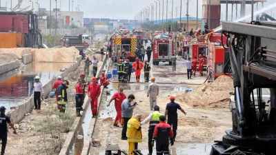 Bender Abbas Limanı'ndaki patlamada can kaybı 40'a yükselirken, 194 yaralının