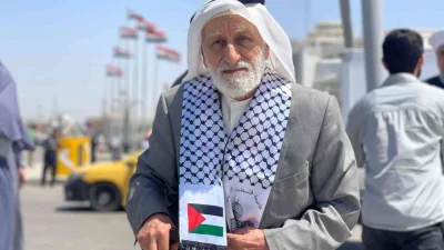 Kerkük'te toplanan yüzlerce kişi, Gazze'ye destek için İsrail'in saldırılarına karşı