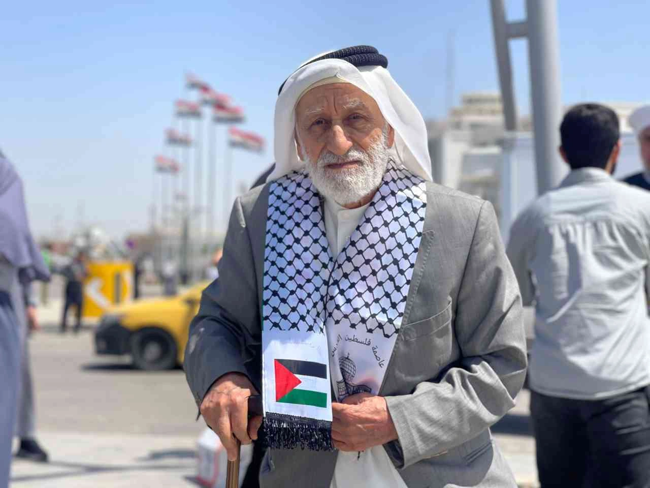 Kerkük'te toplanan yüzlerce kişi, Gazze'ye destek için İsrail'in saldırılarına karşı