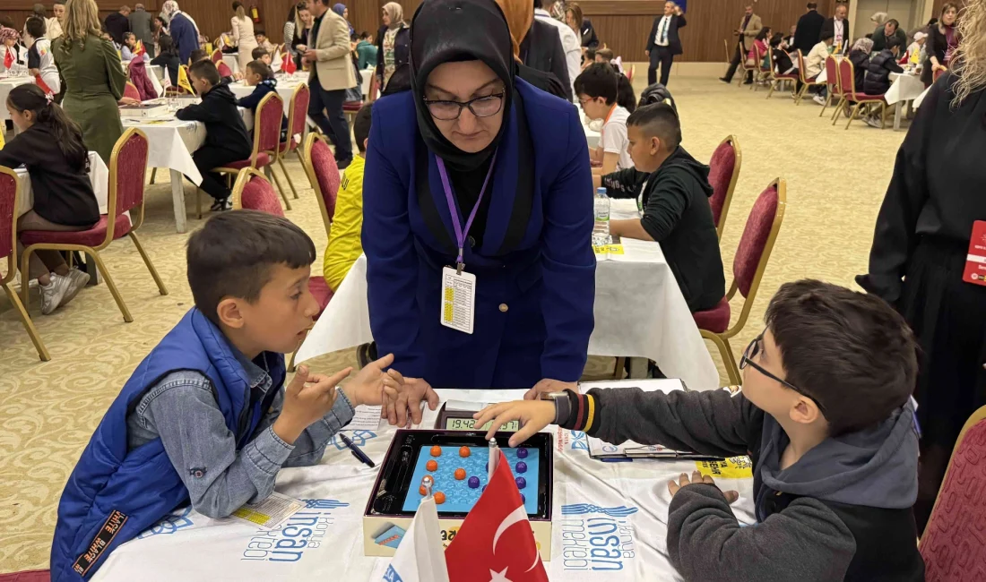 Konya’da öğrencilerin zihinsel gelişimini destekleyen Akıl ve Zeka Oyunları yarışması