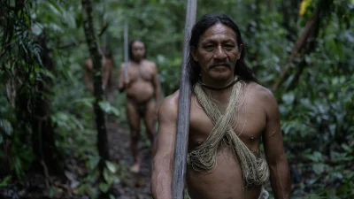 Ekvador’un Amazon yağmur ormanlarında yaşayan Waoraniler, geleneksel yaşamlarını modern tehditlere