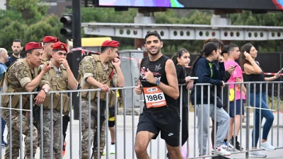 Lübnan’ın başkenti Beyrut’ta 21. kez düzenlenen uluslararası maraton, “Lübnan'ın bekası