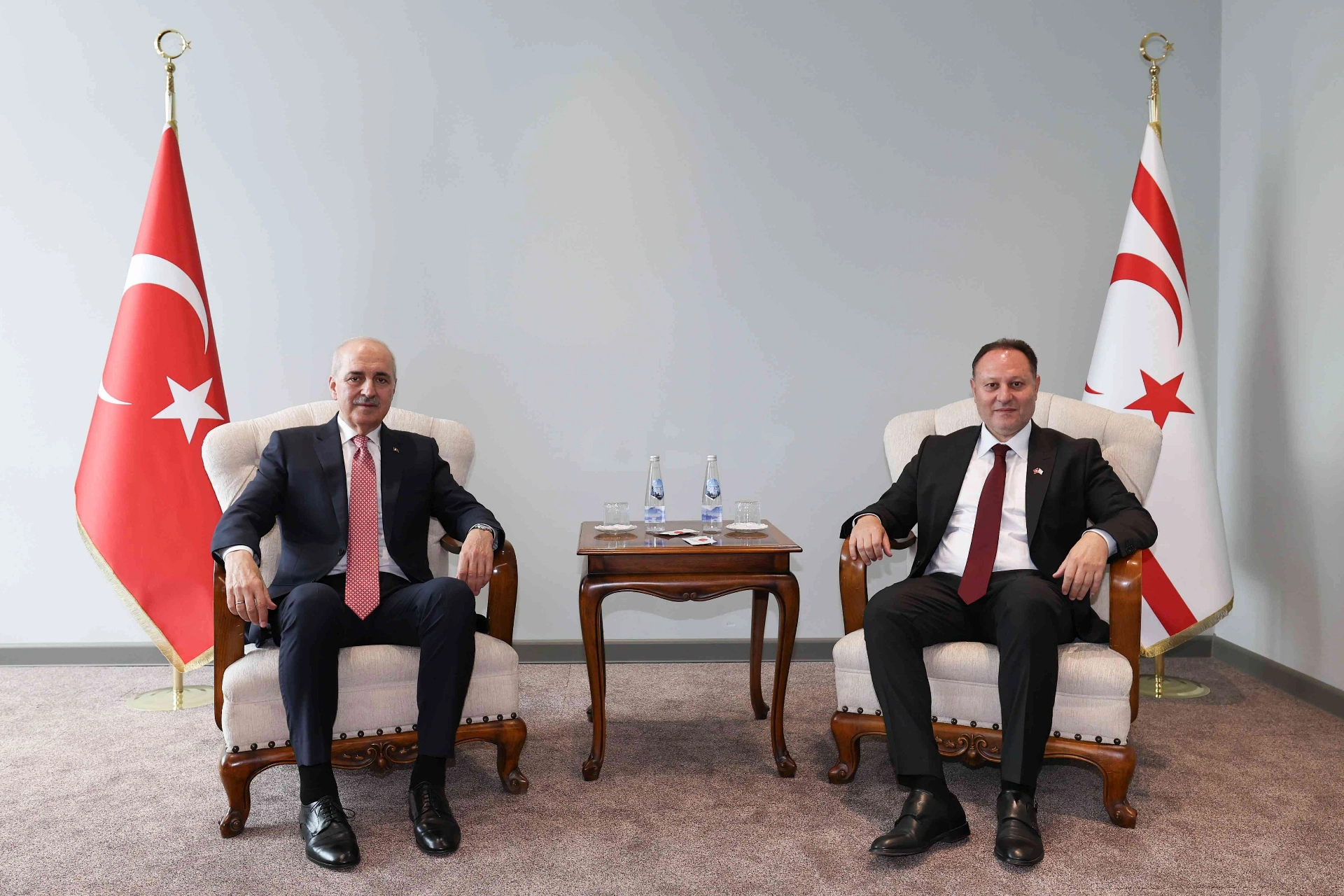 TBMM Başkanı Kurtulmuş, resmi törenler kapsamında Kuzey Kıbrıs Türk Cumhuriyeti'nde