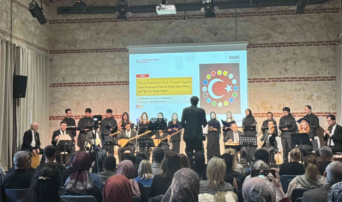 Türk dünyasının farklı coğrafyalarına ait ezgiler, İstanbul Rami Kütüphanesi’nde düzenlenen