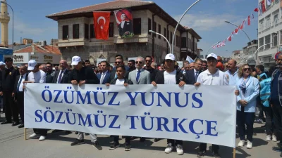 Karaman'da Türkçenin resmi dil oluşunun 748. yılı, yürüyüşler, gösteriler ve
