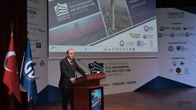 Karadeniz Teknik Üniversitesi’nin ev sahipliğinde düzenlenen Uluslararası İnşaat Mühendisliği ve