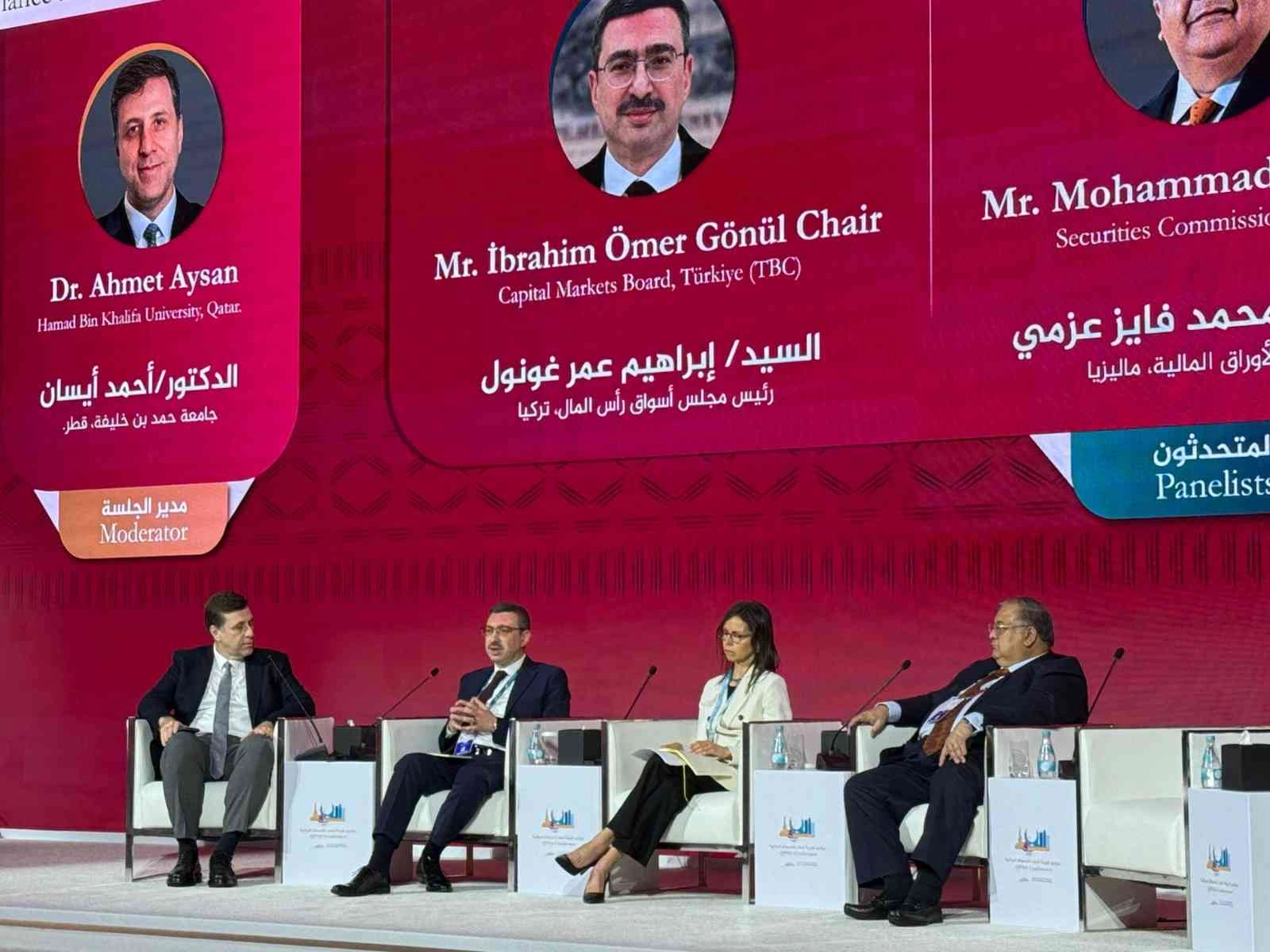 SPK Başkanı Gönül, Doha’da düzenlenen IOSCO panelinde faizsiz finans araçlarının