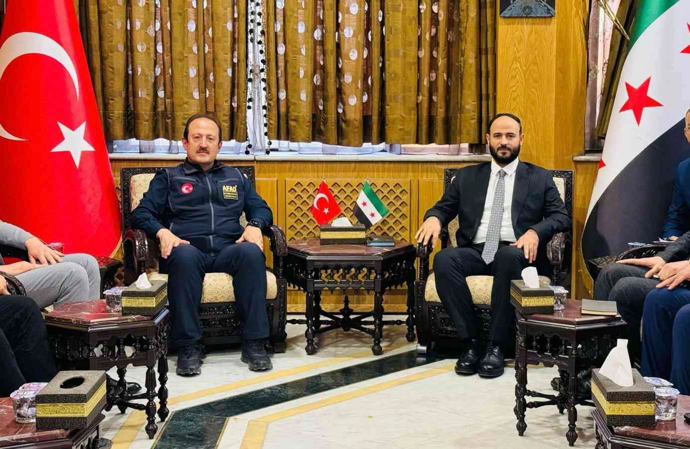 AFAD Başkanı Pehlivan, Türkiye’nin Halep Başkonsolosluğu ile Halep Valiliğini ziyaret