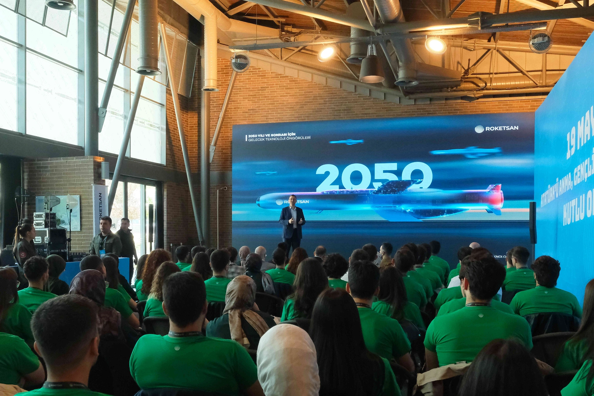 ROKETSAN, 19 Mayıs Atatürk’ü Anma, Gençlik ve Spor Bayramı’nda genç