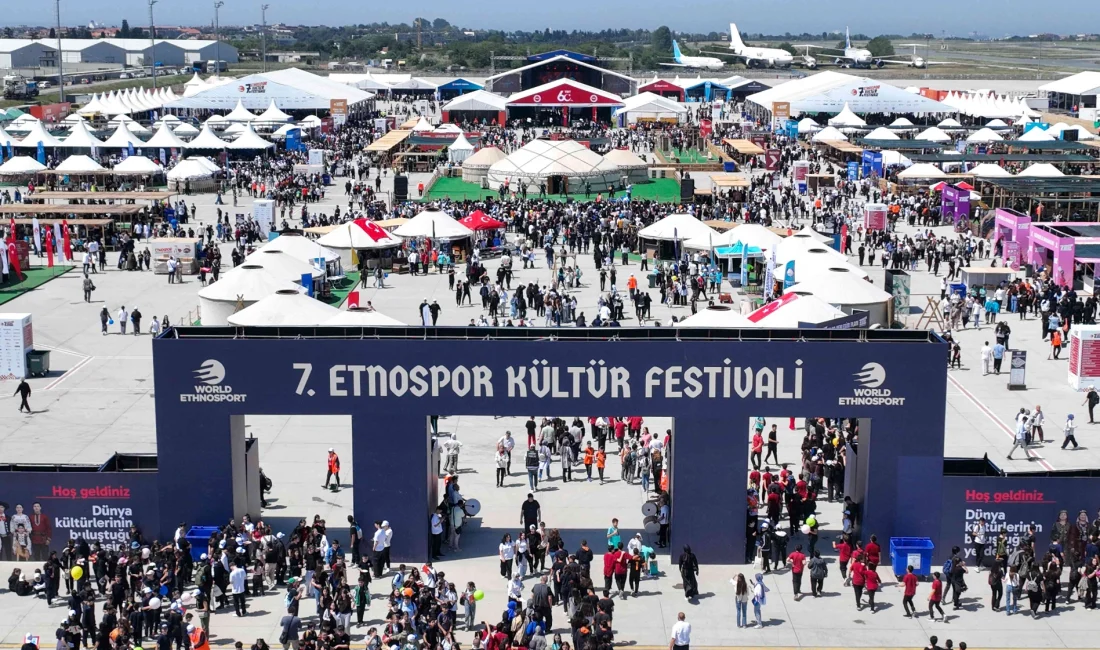 İstanbul'da düzenlenen Etnospor Festivali’nde Sıfır Atık Vakfı’nın standı, çevre bilincini