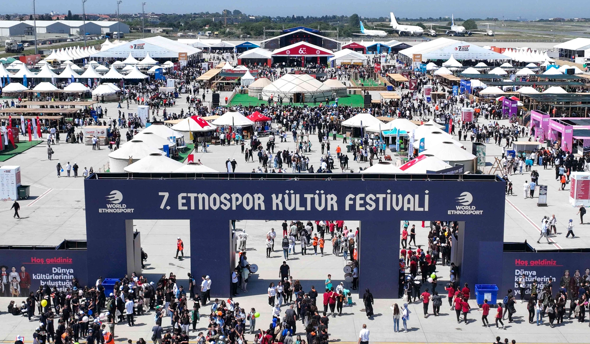 İstanbul'da düzenlenen Etnospor Festivali’nde Sıfır Atık Vakfı’nın standı, çevre bilincini