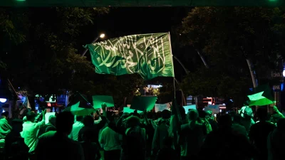 Ankara’da düzenlenen yürüyüşte, İsrail’in Gazze’ye yönelik saldırıları kınandı. Binlerce kişi