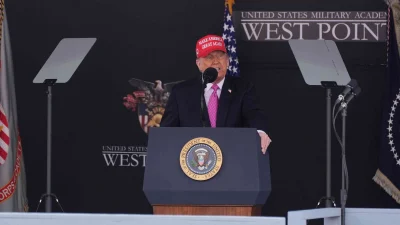 ABD Başkanı Trump, West Point'teki konuşmasında sınır güvenliğini ordunun temel