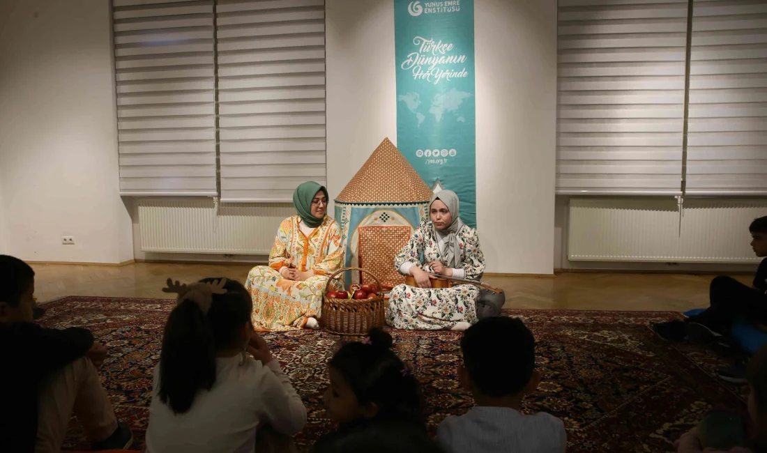 Viyana’daki Türk çocukları, Yunus Emre Enstitüsünde düzenlenen etkinlikte geleneksel masallarla