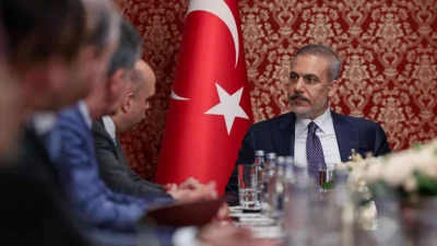 Dışişleri Bakanı Hakan Fidan, Moskova’da Türk iş dünyasının temsilcileriyle bir