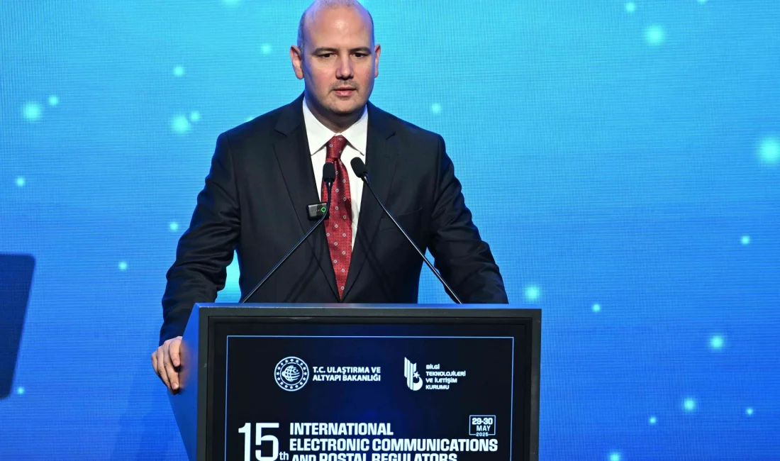 15. Uluslararası Elektronik Haberleşme ve Posta Düzenleyicileri Konferansı’nda konuşan BTK