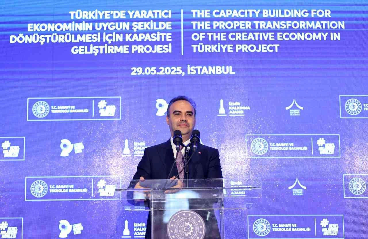 Sanayi ve Teknoloji Bakanı Mehmet Fatih Kacır, kreatif endüstrilerin Türkiye