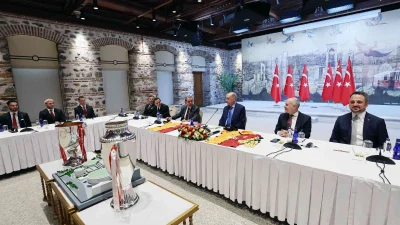 Cumhurbaşkanı Erdoğan, Süper Lig’in 2024-2025 sezonunu şampiyon tamamlayan Galatasaray futbol