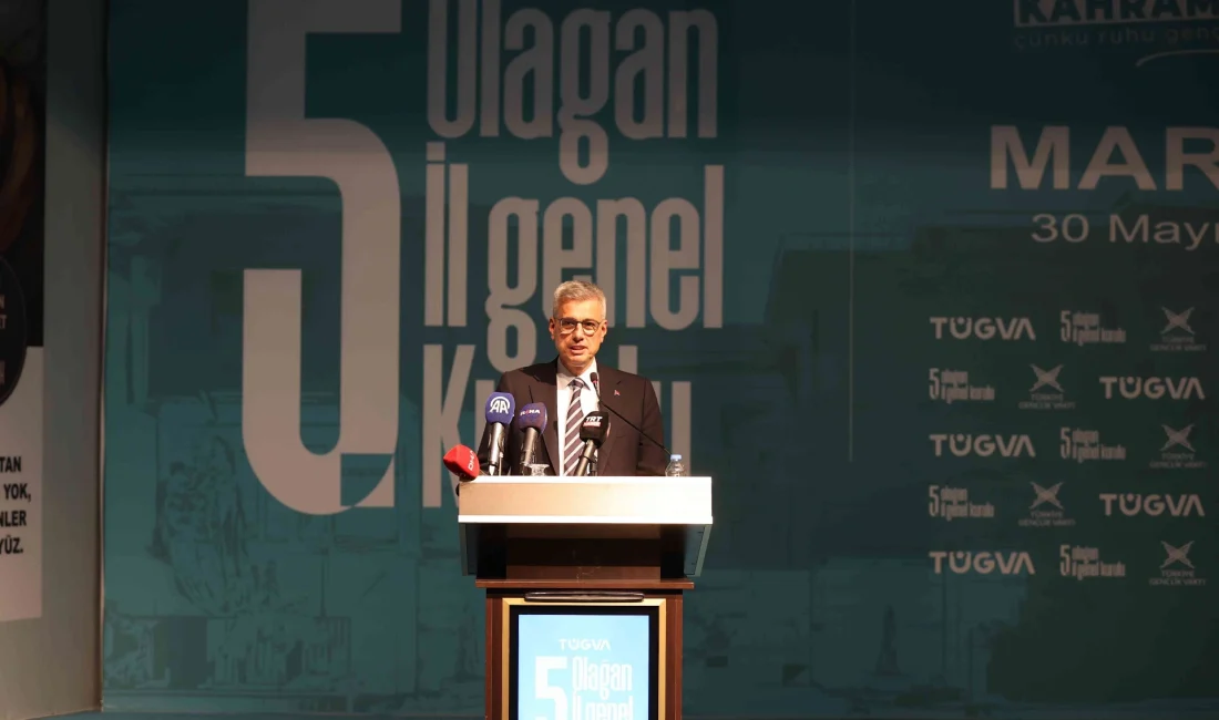 TÜGVA 5. Olağan Genel Kurulu'nda konuşan Sağlık Bakanı Memişoğlu, gençlere