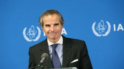 UAEA Başkanı Grossi, İran’ın yüksek oranda zenginleştirilmiş uranyum stokunun ciddi
