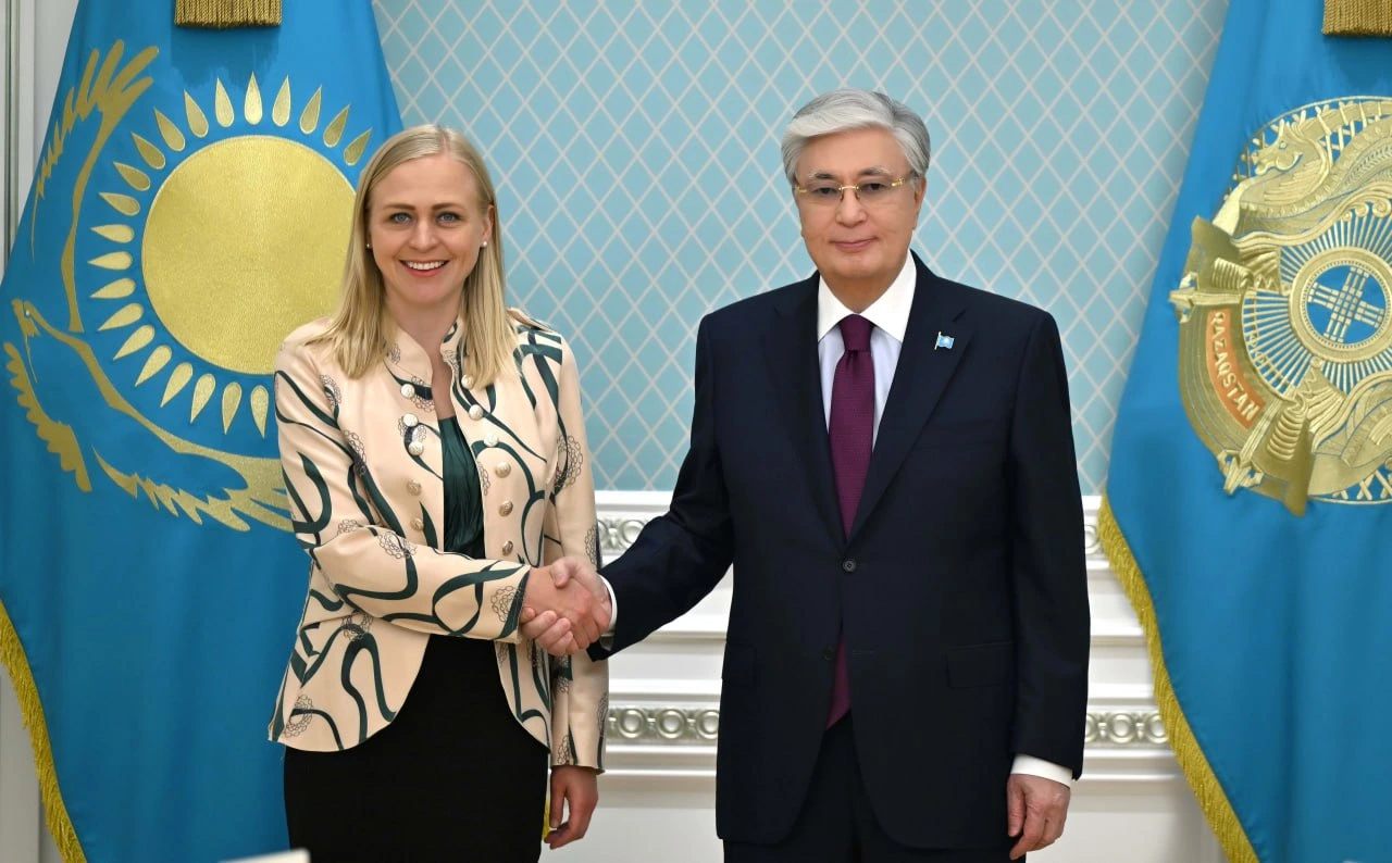 Kazakistan Cumhurbaşkanı Tokayev, AGİT Dönem Başkanı ve Finlandiya Dışişleri Bakanı