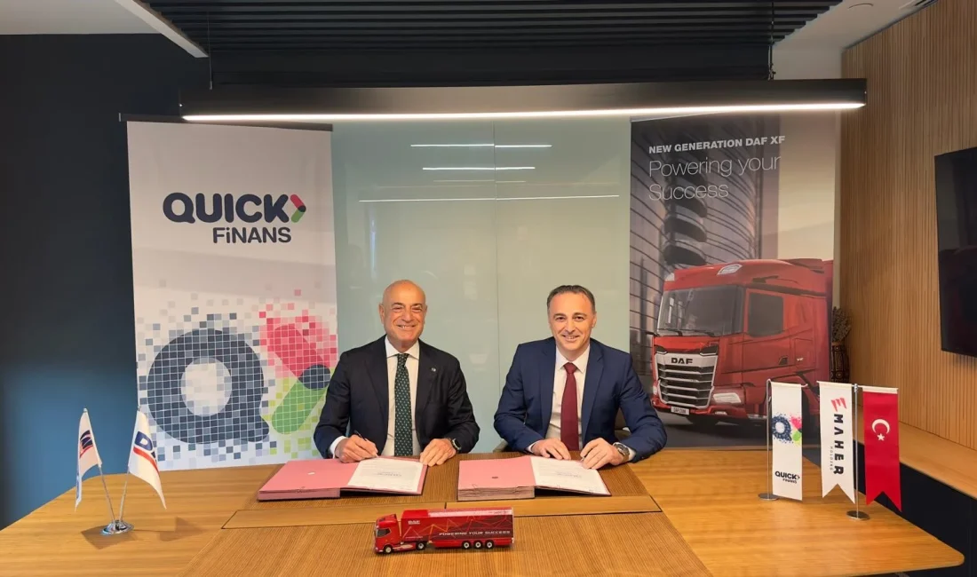 Quick Finans ve DAF Trucks Türkiye’den Ticari Araç Finansmanında Stratejik İşbirliği Quick Finans ile DAF Trucks Türkiye arasında imzalanan işbirliği protokolü,