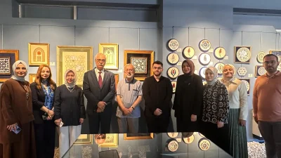  Marmara Üniversitesi’nde öğrencilerin yıl boyunca hazırladığı geleneksel sanat eserleri