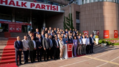 CHP’nin 81 il başkanı, Ankara’da yaptığı ortak açıklamayla, parti içi