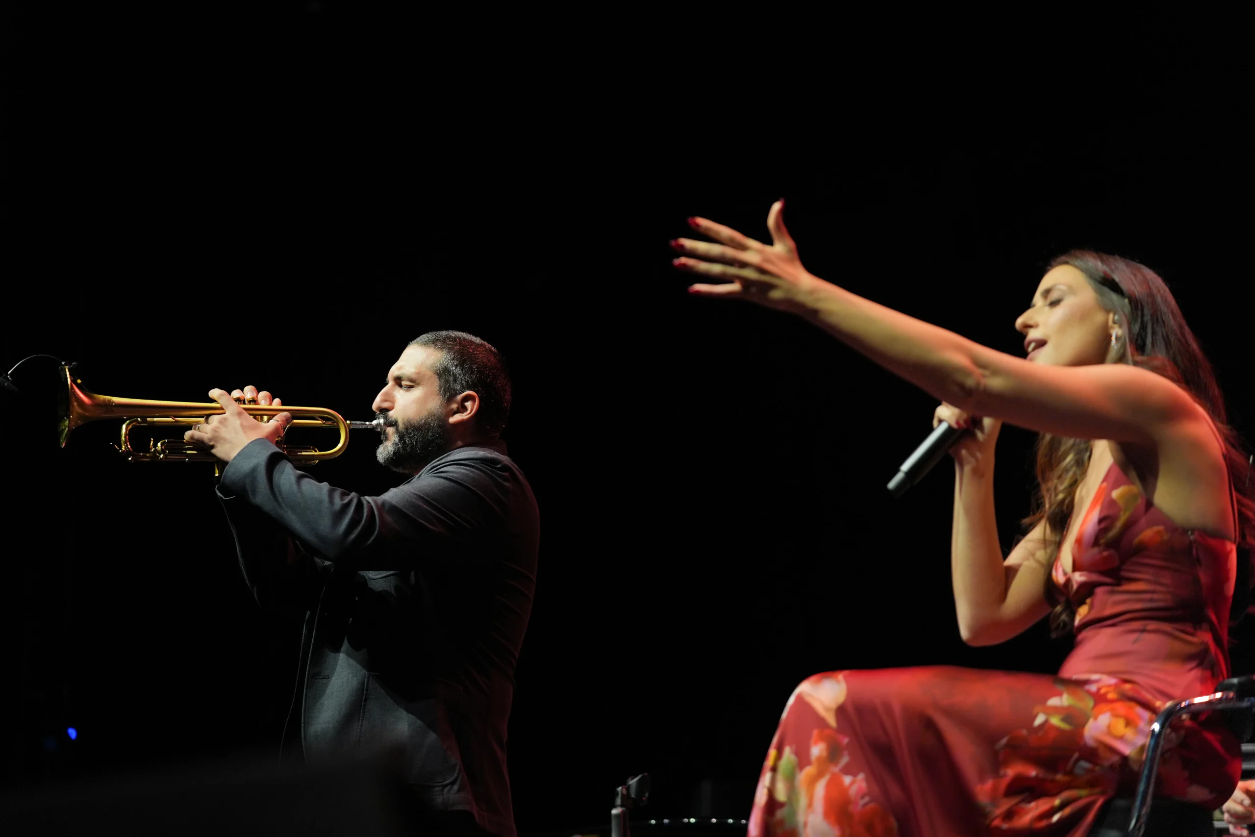  Ünlü müzisyen çift İbrahim Maalouf ve Hiba Tawaji, İstanbul’da