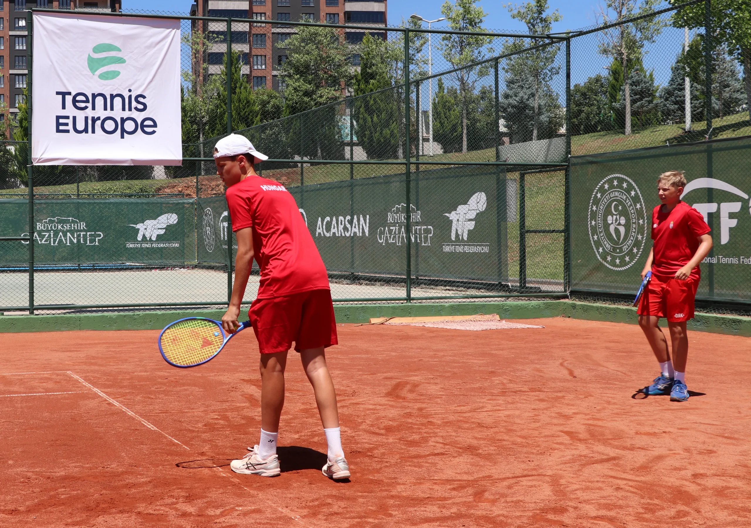  Avrupa’nın genç tenisçileri Gaziantep’te buluştu; Yaz Kupası Elemeleri büyük
