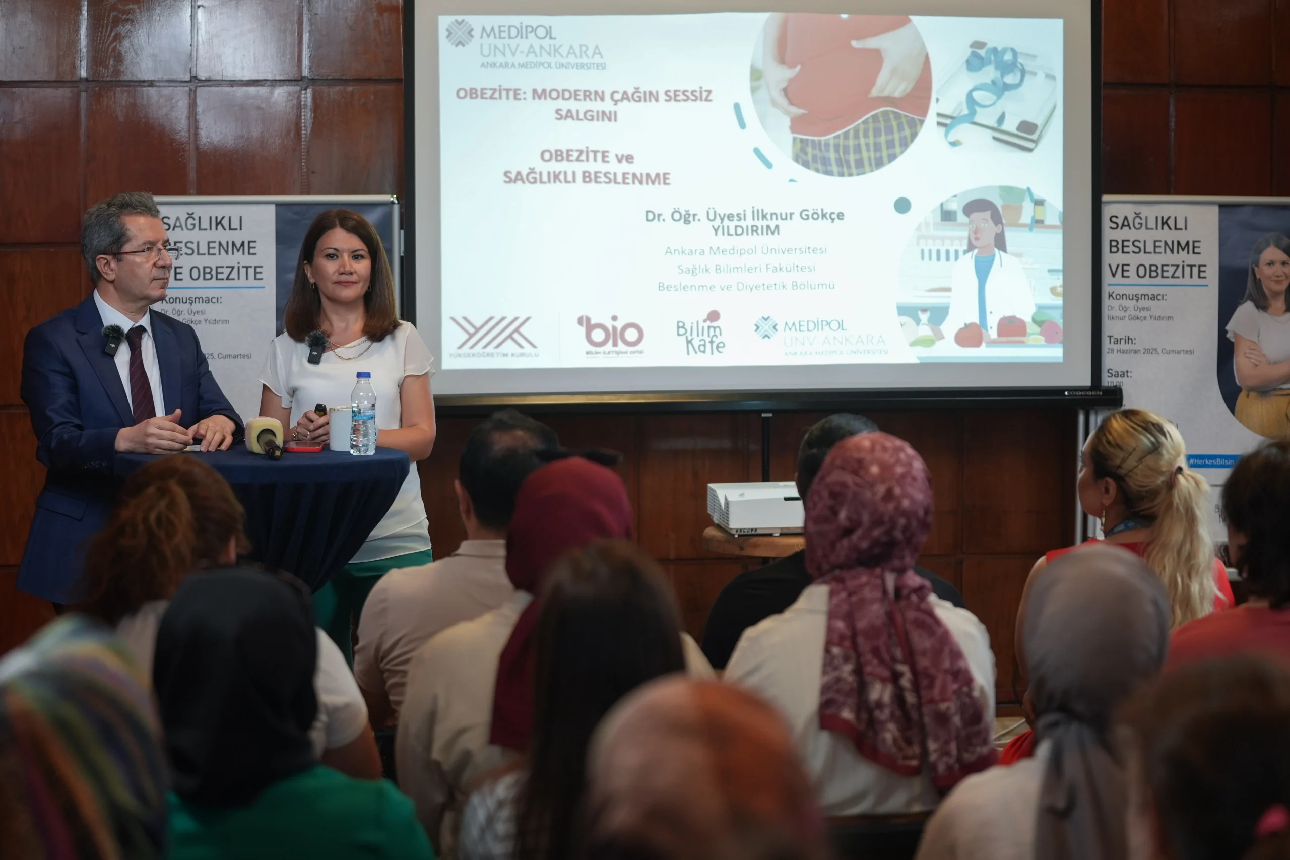 YÖK'ün Bilim Kafe programı kapsamında düzenlenen söyleşide, obezitenin yol açtığı