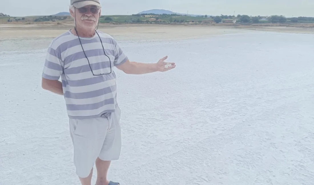  Edirne'nin Enez ilçesinde, sıcak hava dalgası nedeniyle kuruyan Taşaltı