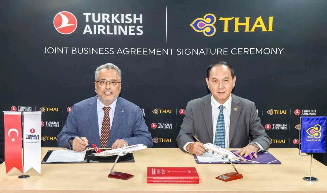 THY ve Thai Airways, Delhi’de imzaladıkları anlaşmayla iki ülke arasındaki