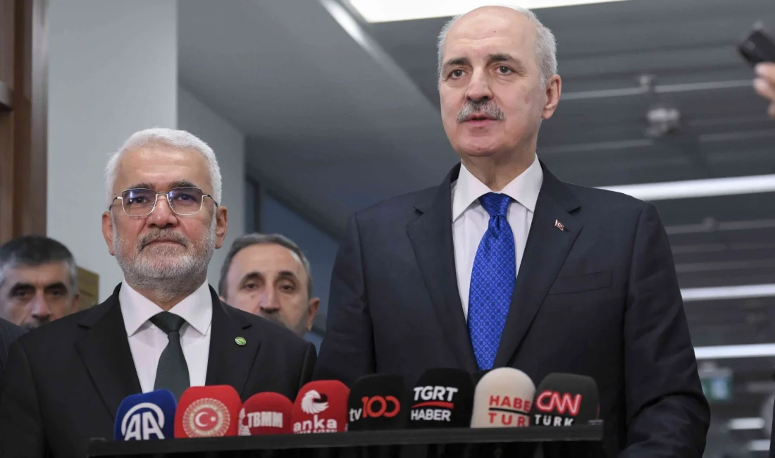 Numan Kurtulmuş, Meclis’te HÜDA PAR Genel Başkanı Yapıcıoğlu’nu ziyaret etti,