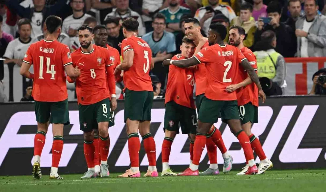 UEFA Uluslar Ligi yarı finalinde Portekiz, Almanya'yı 2-1 yenerek finale