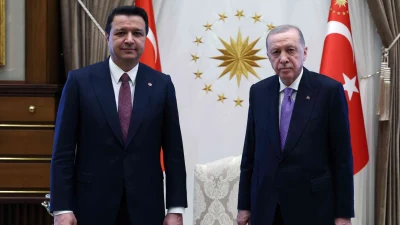 Cumhurbaşkanı Erdoğan, Saadet Partisi Genel Başkanı Mahmut Arıkan’ı Cumhurbaşkanlığı Külliyesi’nde