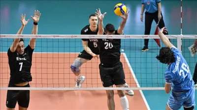  A Milli Erkek Voleybol Takımı, VNL’de Slovenya karşısında etkili